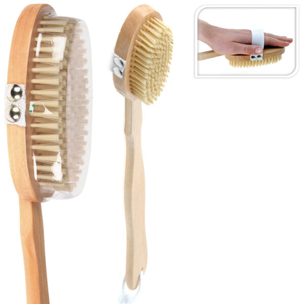 SPA Στο Σπίτι BATH BRUSH BATHROOM SOLUTIONS 43CM WOOD CY5650670