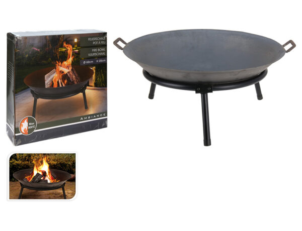 Τζακια Και Εστίες Φωτιάς Βεράντας – Κήπου FIRE BOWL CAST IRON DIAMETER 60CM C83000030