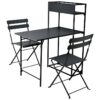 Έπιπλα Κήπου & Βεράντας BISTRO SET BALCONY 3PCS L GREY CK9201260