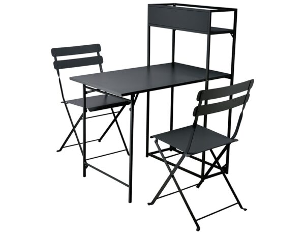 Έπιπλα Κήπου & Βεράντας BISTRO SET BALCONY 3PCS BLACK CK9201250