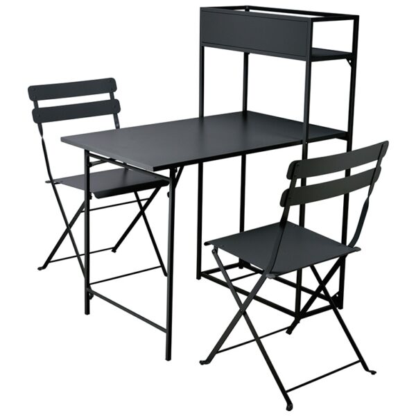 Έπιπλα Κήπου & Βεράντας BISTRO SET BALCONY 3PCS BLACK CK9201250