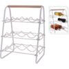 Αξεσουάρ Κρασιοΰ WINE RACK H&AMP;S COLLECTION METAL 9 BOTTLES HZ191542