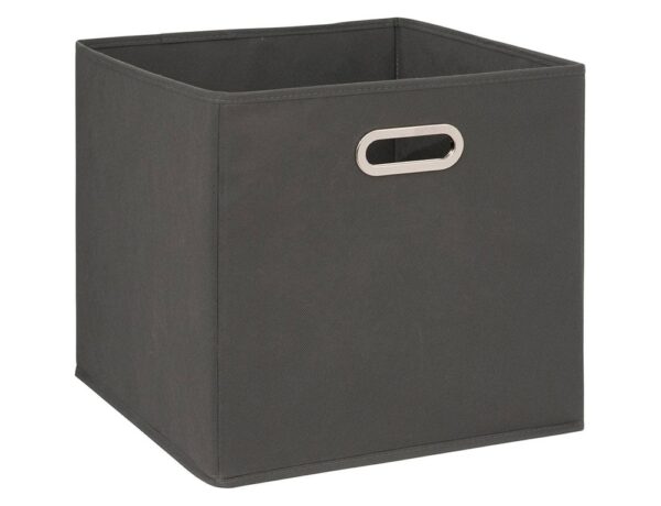 Ραφιέρες & Αποθηκευτικά Κουτιά STORAGE BOX 31X31 DARK GREY 138885A