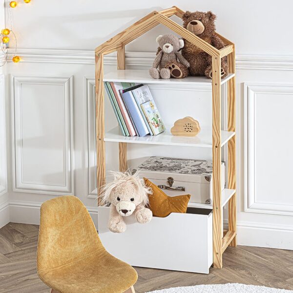 Παιδικό Δωμάτιο & Διακόσμηση HOUSE BOOKCASE + DRAWER ATMOSPHERA FOR KIDS 174330