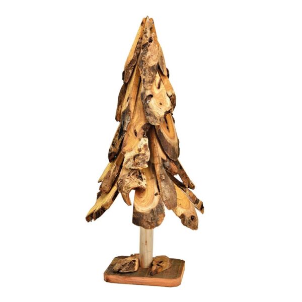 Διακόσμηση & DECO Σε Εορταστικό Πνεΰμα FIR TREE MADE OF WOOD NATURAL