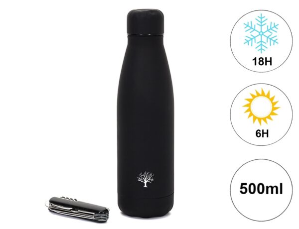 Θερμός INSULATED WATER BOTTLE AND MULTIUSE KNIFE SET KA54