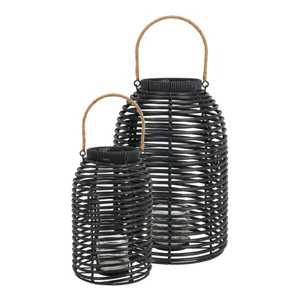 Φαναράκια LANTERN BLACK SET OF 2PCS VN8000510