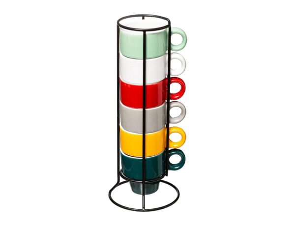 Ποτήρια, Κοΰπες & Κανάτες RACK 6 CUPS S COLORAMA 5CL 738719022A