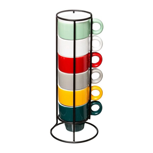 Ποτήρια, Κοΰπες & Κανάτες RACK 6 CUPS S COLORAMA 5CL 738719022A