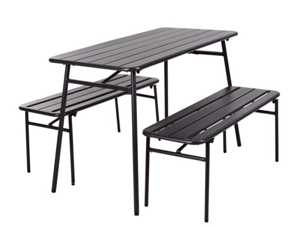 Έπιπλα Κήπου & Βεράντας GARDEN FURNITURE SET 3PCS GREY X80000430