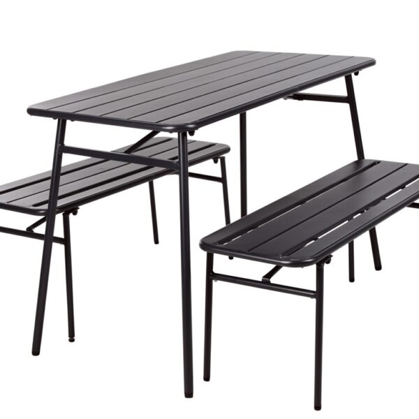 Έπιπλα Κήπου & Βεράντας GARDEN FURNITURE SET 3PCS GREY X80000430