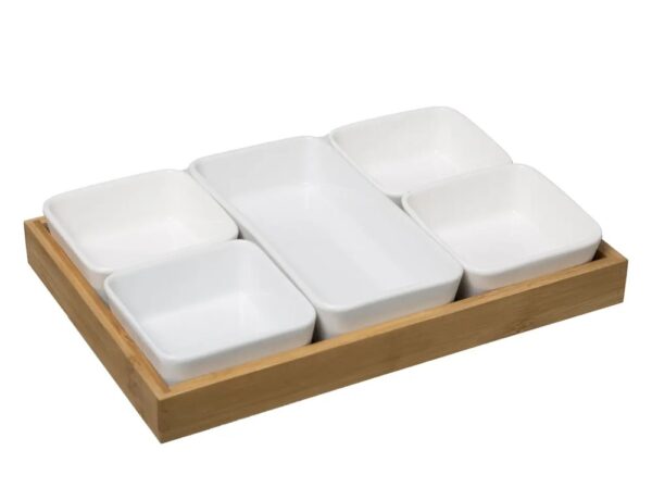 Οργάνωση Τραπεζιοΰ APPETIZER SET WHITE BAMBOO 6P SECRET DE GOURMET 17