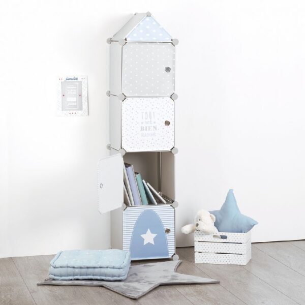 Παιδικό Δωμάτιο & Διακόσμηση GREY STORAGE COLUMN ATMOSPHERA FOR KIDS 127161B