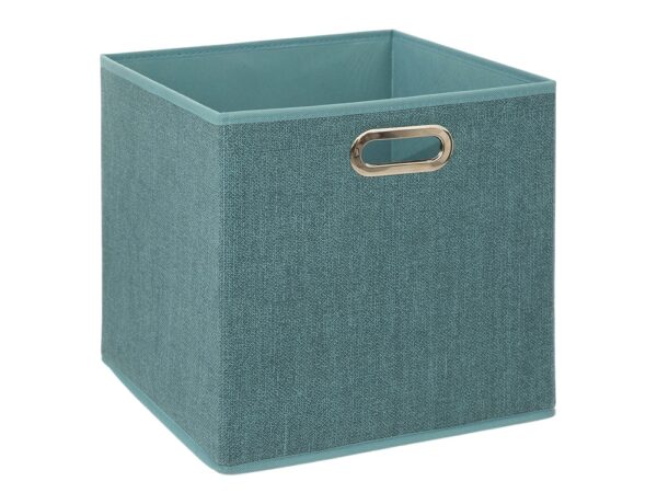 Ραφιέρες & Αποθηκευτικά Κουτιά STORAGE BOX 31X31 PETROL LINEN 138885N