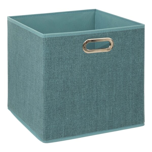 Ραφιέρες & Αποθηκευτικά Κουτιά STORAGE BOX 31X31 PETROL LINEN 138885N