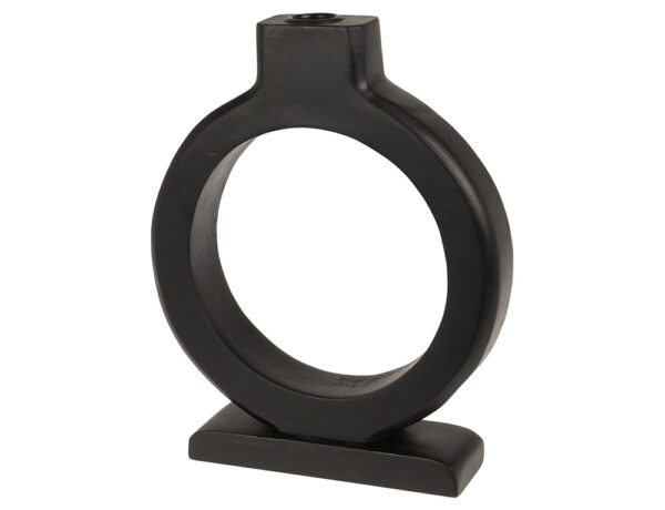 Κεριά & Κηροπήγια CANDLE HOLDER ROUND H25 BLACK A68100040