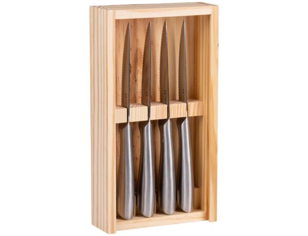 Μαχαίρια STEAK KNIVES 4PC IN WOODEN BOX ALPINA SS⁄WD CB HOL