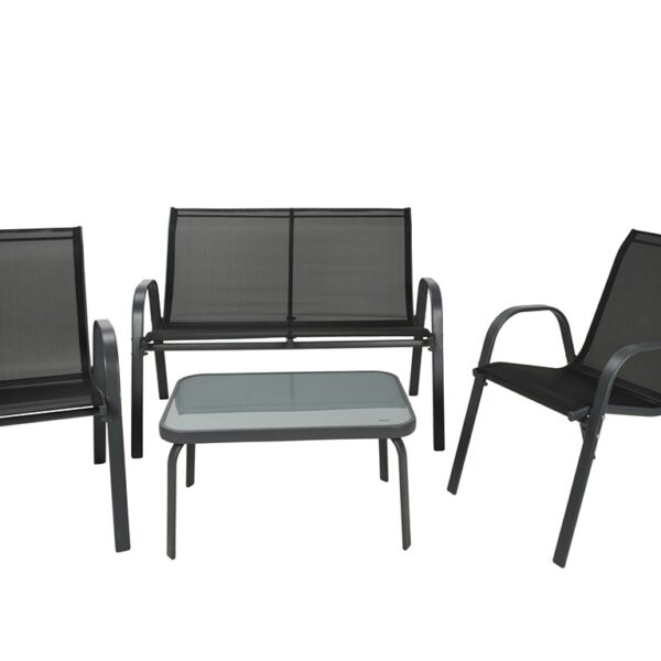 Έπιπλα Κήπου & Βεράντας GARDEN FURNITURE 4PCS DARK GRE X60100100