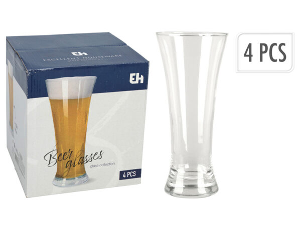 Ποτήρια, Κοΰπες & Κανάτες BEER GLASS EH SET OF 4 320ML YE6000530