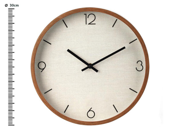 Ρολόγια Εσωτερικοΰ Χώρου WALL CLOCK 30CM WOOD LOOK 837362330