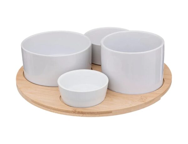 Οργάνωση Τραπεζιοΰ APPETIZER SET BAMBOU WHITE 5P 188411