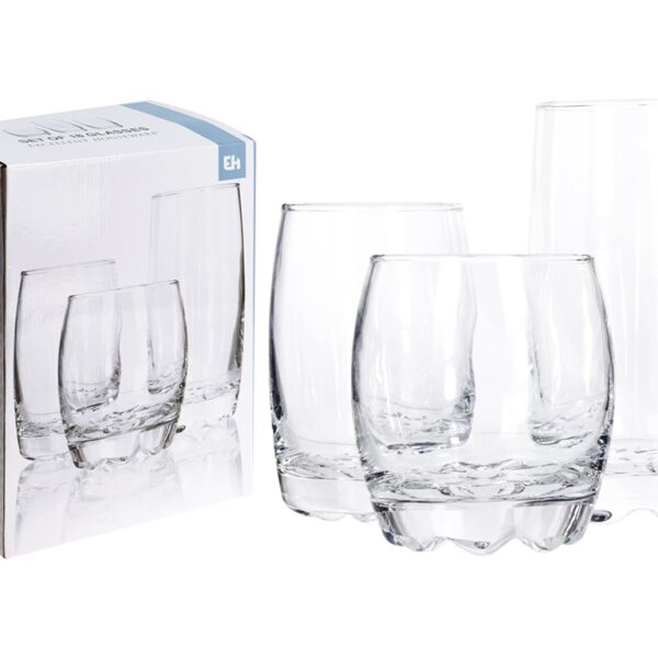 Ποτήρια, Κοΰπες & Κανάτες DRINKING GLASS SET EH 18PCS CC2000180