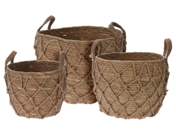 Καλάθια BASKET SET ROUND 3 SIZES KR2002350