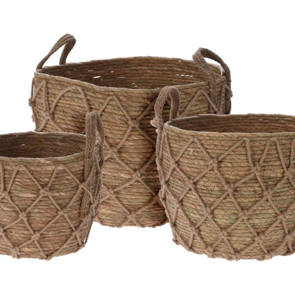 Καλάθια BASKET SET ROUND 3 SIZES KR2002350