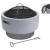 Τζακια Και Εστίες Φωτιάς Βεράντας – Κήπου FIRE BOWL MGO BBQ RACK CM7000150