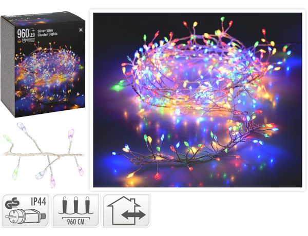 Χριστουγεννιάτικα Λαμπάκια Για Το Δέντρο SILVERWIRE 960 MULTI CLUSTER AX8717480