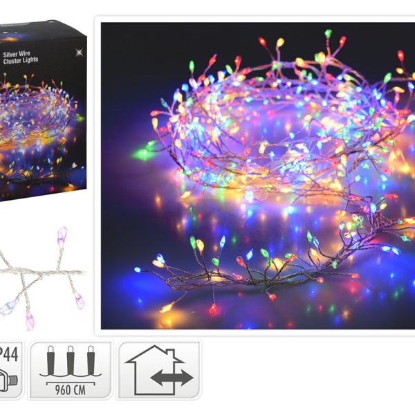 Χριστουγεννιάτικα Λαμπάκια Για Το Δέντρο SILVERWIRE 960 MULTI CLUSTER AX8717480