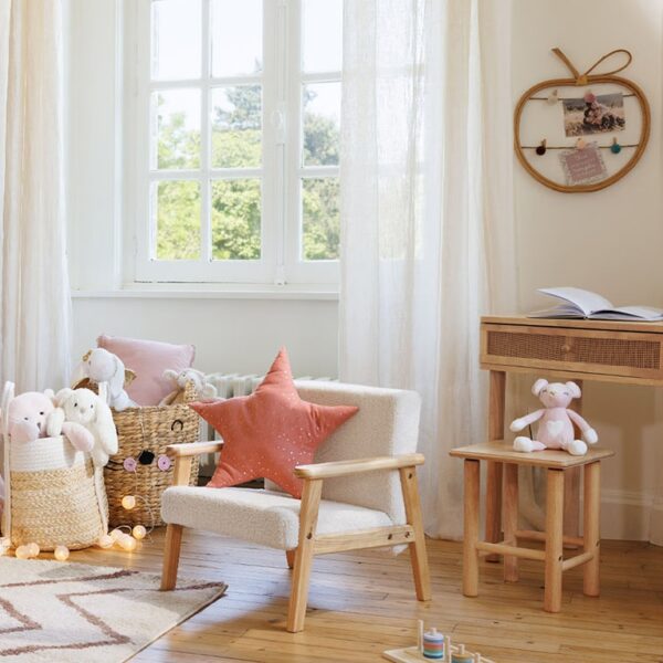 Παιδικό Δωμάτιο & Διακόσμηση BASILE WHITE ARMCHAIR ATMOSPHERA FOR KIDS 174323A