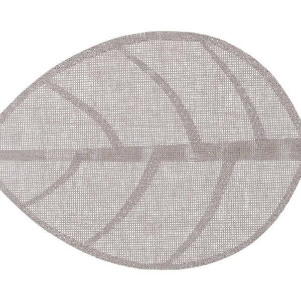 Σουπλά & Σουβέρ LEAF PLACEMAT 50X33 LIGHT GRAY 118842K