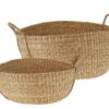 Καλάθια BASKET SET ROUND SEAGRASS S3 VM1000040