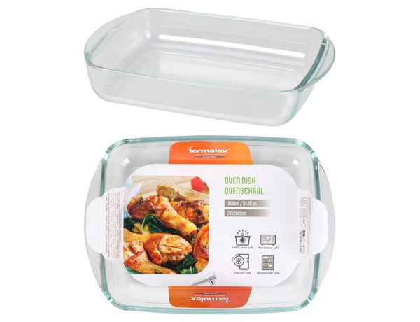 Γάστρεσ- Ταψιά OVEN DISH TERMOLEX GLASS 1600ML CD1002980