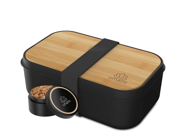 Δοχεία Φαγητοΰ & LUNCH BOX Σετ Φαγητου UMAMI SINGLE LAYER BENTO BOX BLACK &AMP;