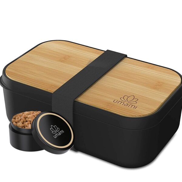 Δοχεία Φαγητοΰ & LUNCH BOX Σετ Φαγητου UMAMI SINGLE LAYER BENTO BOX BLACK &AMP;