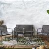 Έπιπλα Κήπου & Βεράντας GARDEN FURNITURE PALMA GREY 4 PCS HDO0189