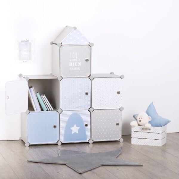 Παιδικό Δωμάτιο & Διακόσμηση GREY STORAGE CASTLE ATMOSPHERA FOR KIDS 127162B